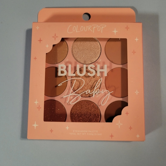 ColourPop 9-Pan Eyeshadow Palette: Blush Baby (Pinky Nude Tones), NIB - Picture 8 of 9